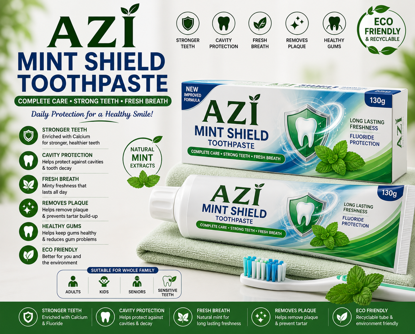 Mint Shield Toothpaste